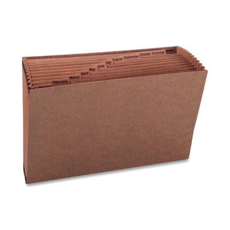 Smead Smead, TUFF EXPANDING FILES, 12 SECTIONS, 1/12-CUT TAB, LEGAL SIZE, REDROPE 70490